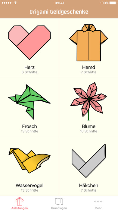 Money Origami Diagrams