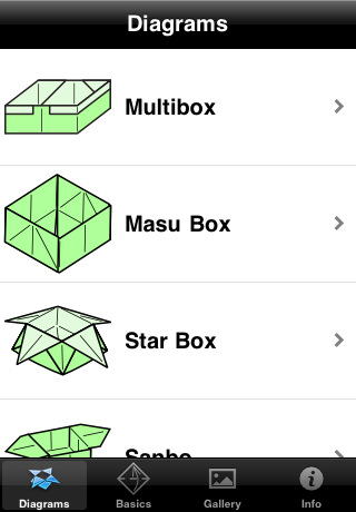 Origami Boxes Diagrams